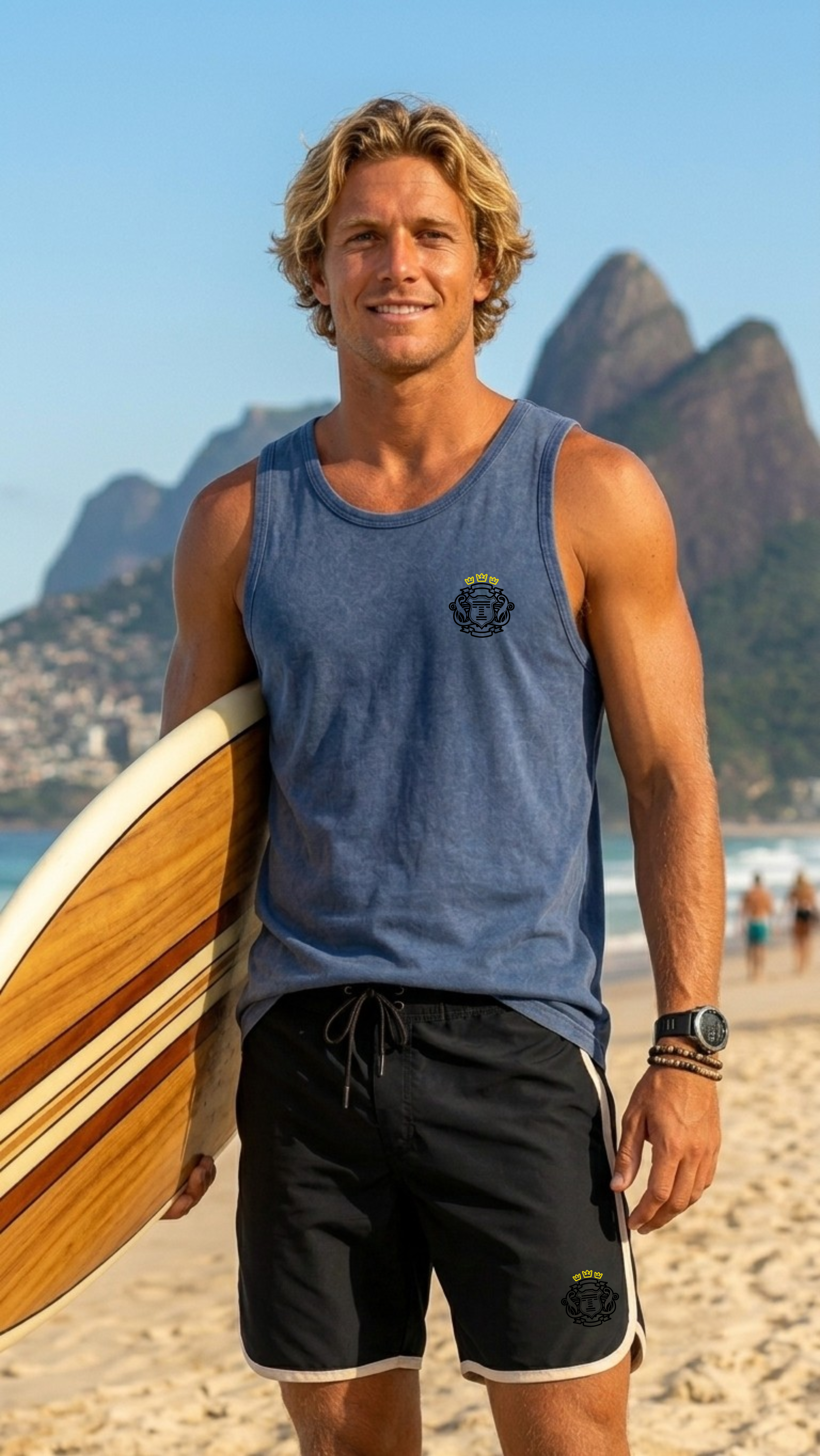 Regata estonada brasão marinho