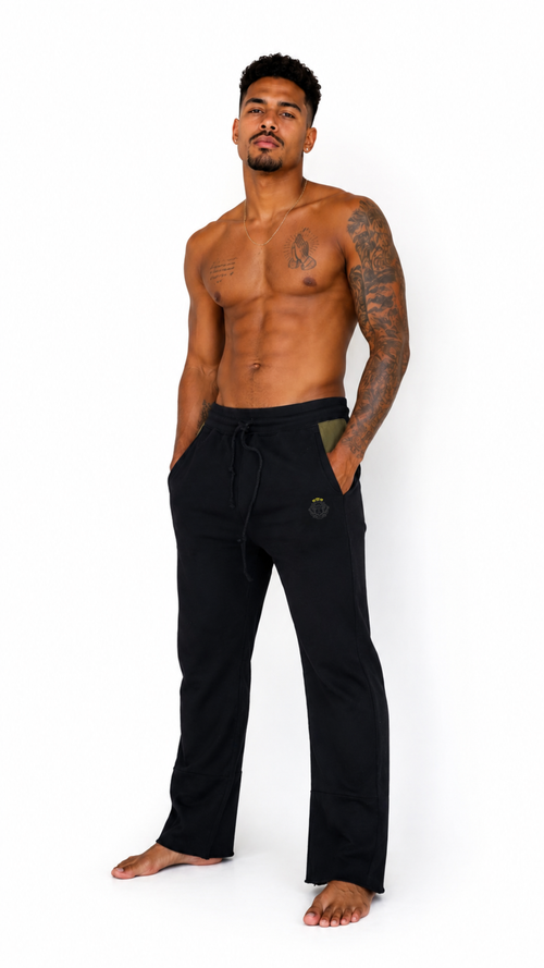 Calça moletom brasão