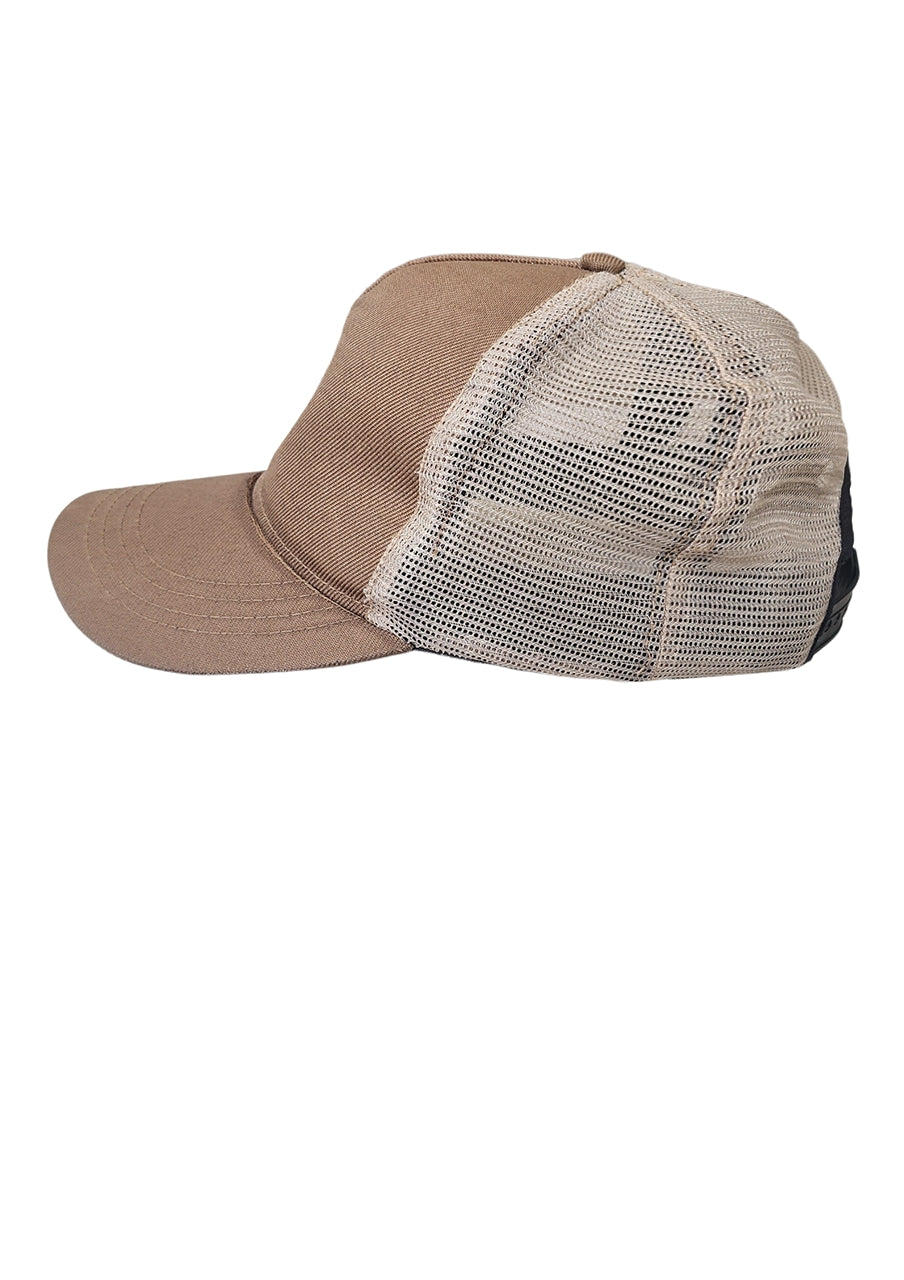 Bone trucker brim