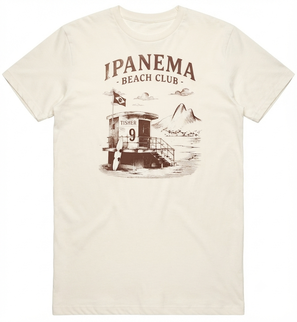 T-shirt estonada branca Ipanema