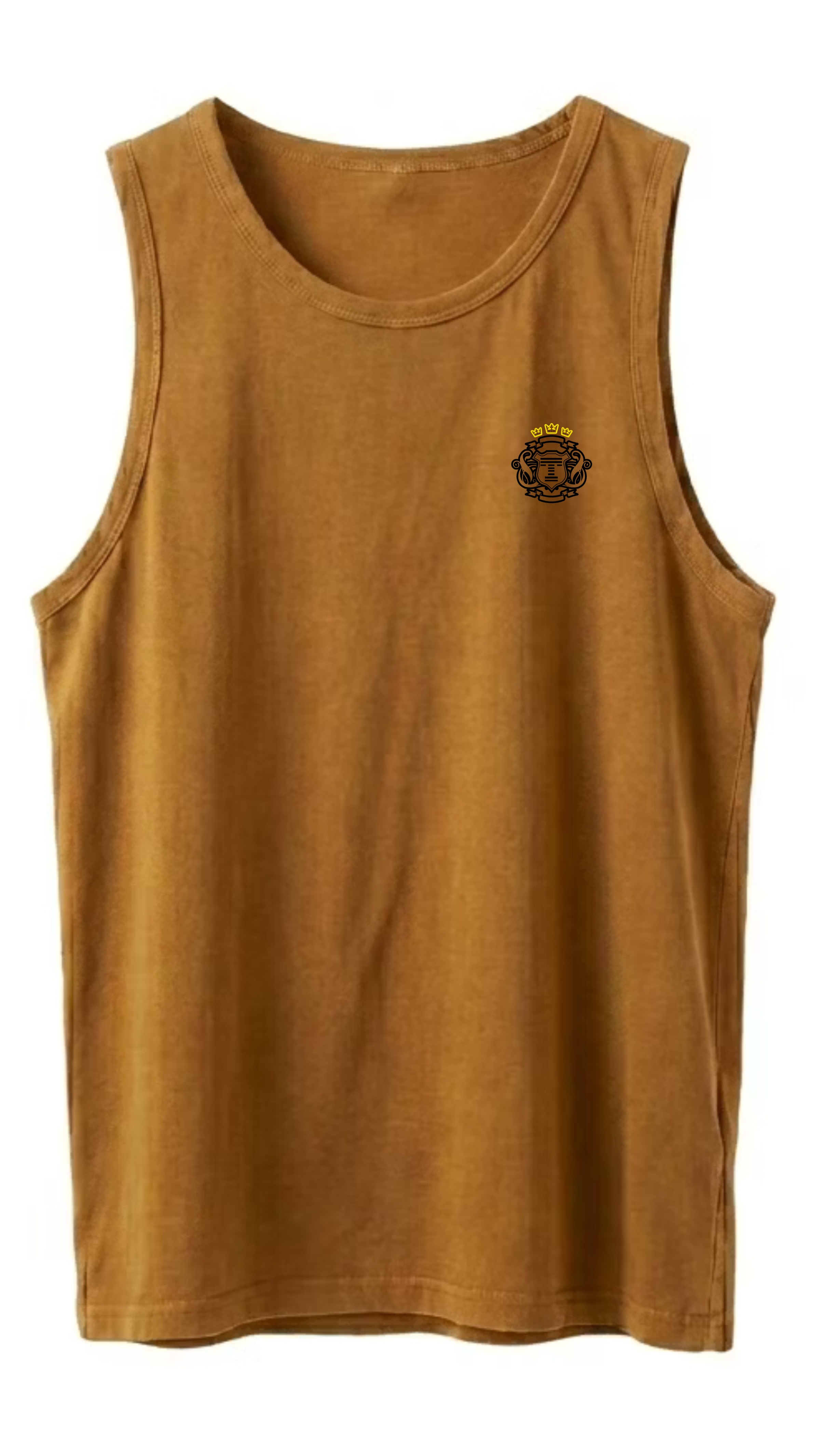 Regata estonada brasão ocre
